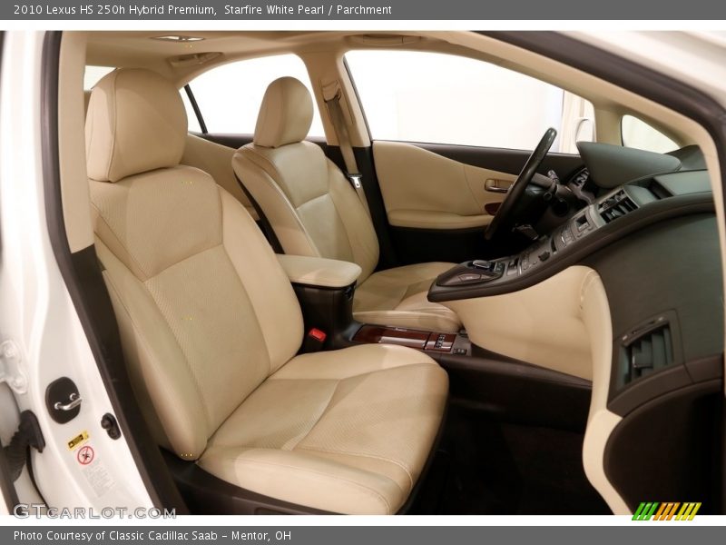 Starfire White Pearl / Parchment 2010 Lexus HS 250h Hybrid Premium