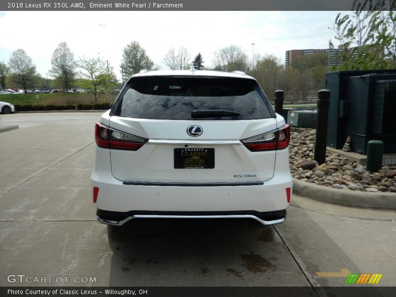 Eminent White Pearl / Parchment 2018 Lexus RX 350L AWD