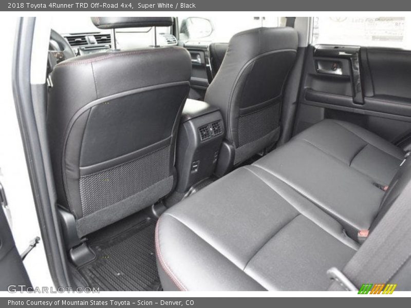 Rear Seat of 2018 4Runner TRD Off-Road 4x4