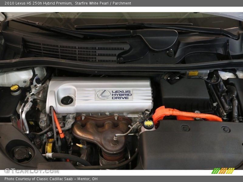 Starfire White Pearl / Parchment 2010 Lexus HS 250h Hybrid Premium