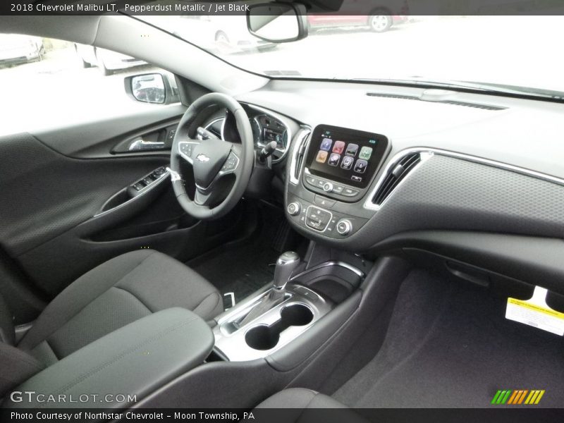 Pepperdust Metallic / Jet Black 2018 Chevrolet Malibu LT
