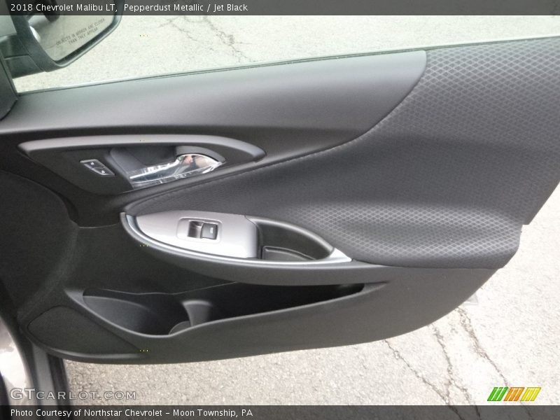 Pepperdust Metallic / Jet Black 2018 Chevrolet Malibu LT