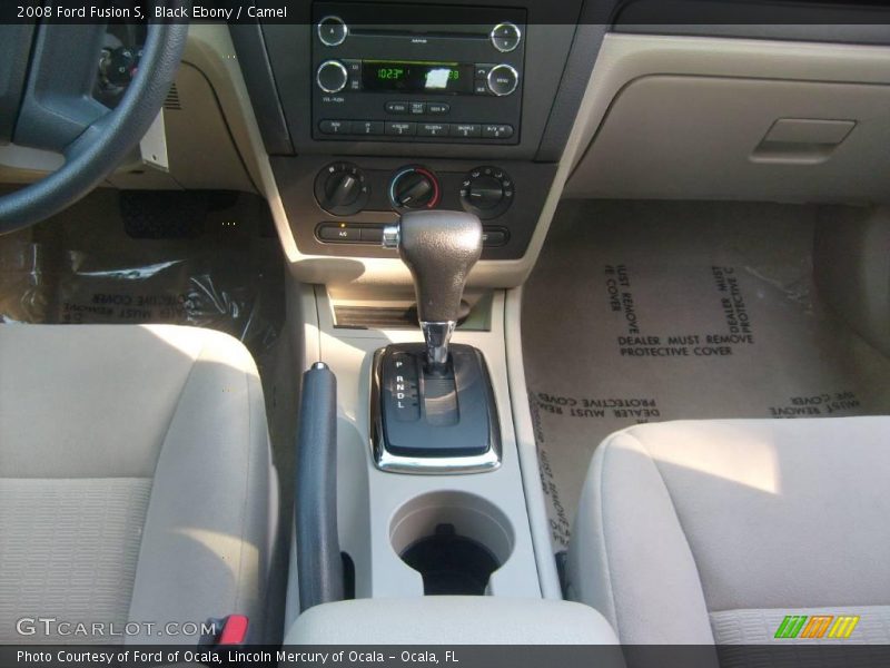 Black Ebony / Camel 2008 Ford Fusion S