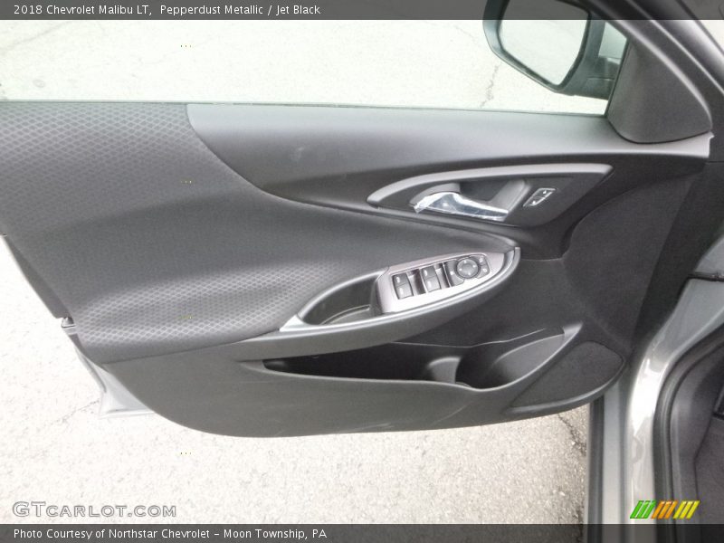 Pepperdust Metallic / Jet Black 2018 Chevrolet Malibu LT
