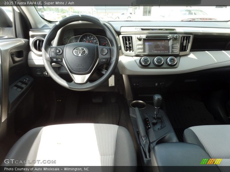 Super White / Ash 2015 Toyota RAV4 LE