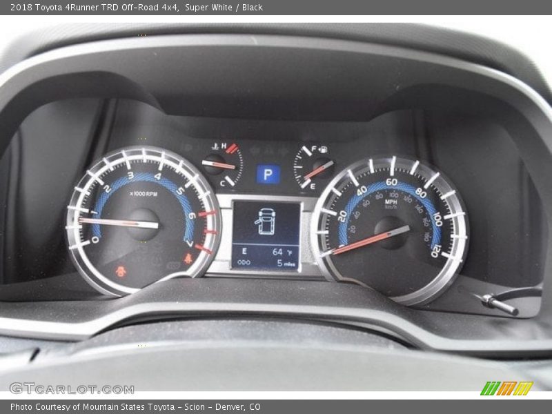  2018 4Runner TRD Off-Road 4x4 TRD Off-Road 4x4 Gauges