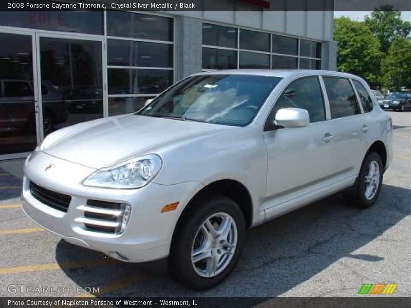 Crystal Silver Metallic / Black 2008 Porsche Cayenne Tiptronic