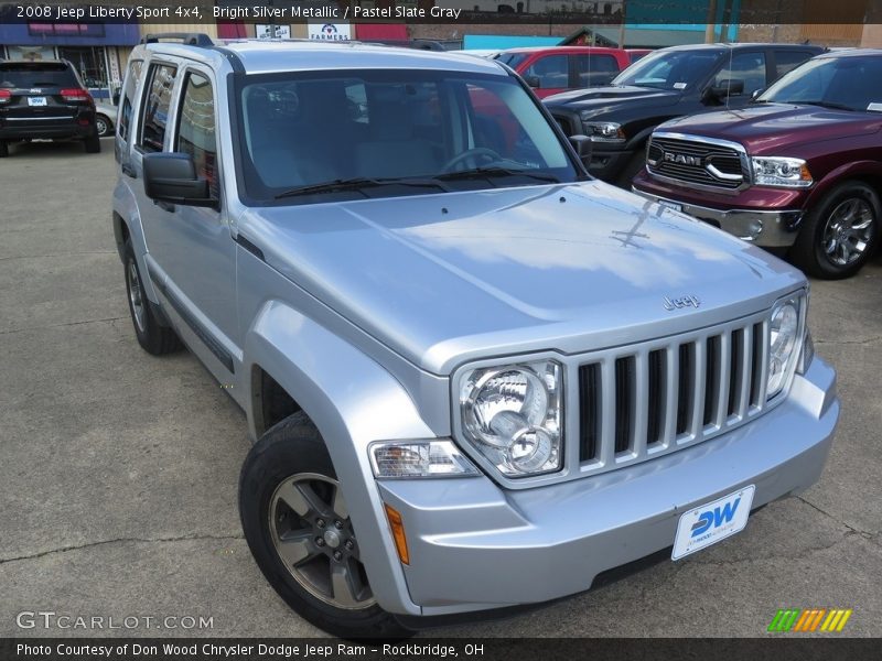 Bright Silver Metallic / Pastel Slate Gray 2008 Jeep Liberty Sport 4x4