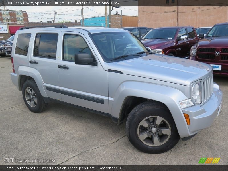 Bright Silver Metallic / Pastel Slate Gray 2008 Jeep Liberty Sport 4x4