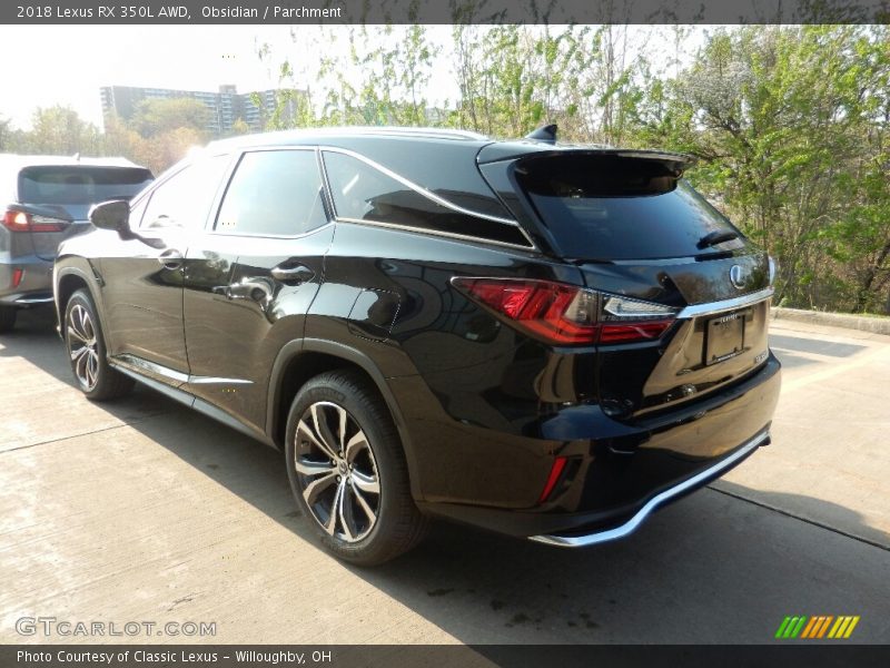Obsidian / Parchment 2018 Lexus RX 350L AWD