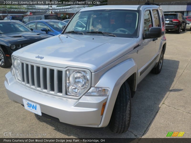 Bright Silver Metallic / Pastel Slate Gray 2008 Jeep Liberty Sport 4x4