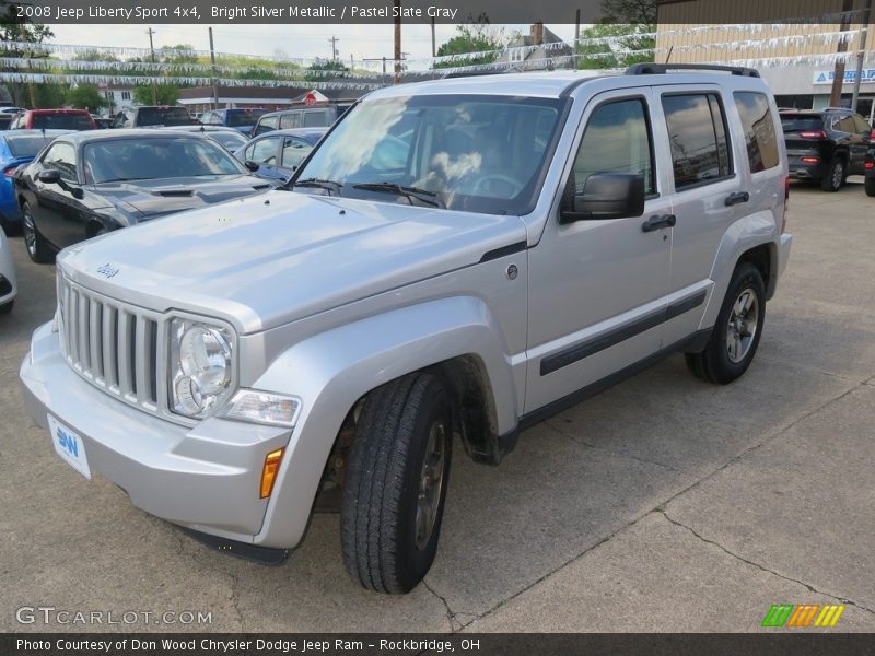 Bright Silver Metallic / Pastel Slate Gray 2008 Jeep Liberty Sport 4x4