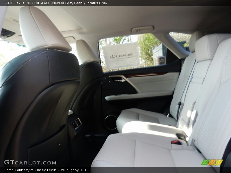 Nebula Gray Pearl / Stratus Gray 2018 Lexus RX 350L AWD