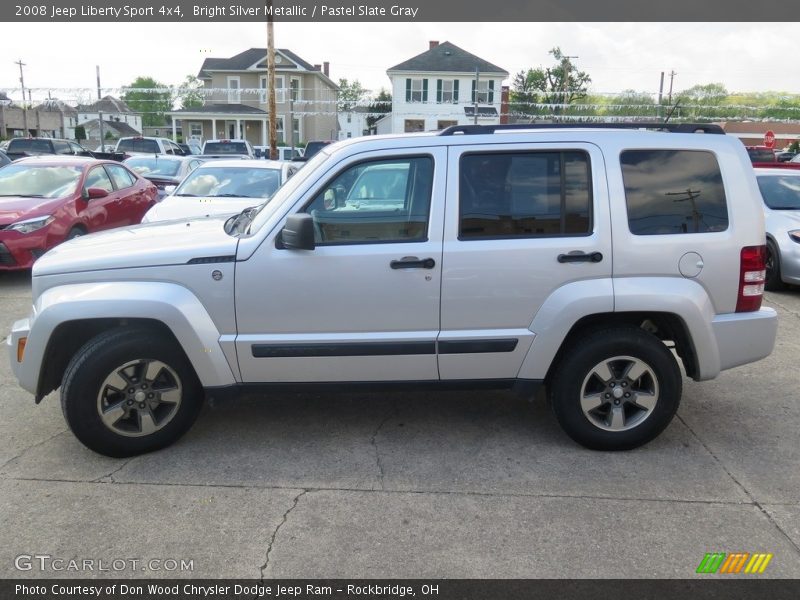 Bright Silver Metallic / Pastel Slate Gray 2008 Jeep Liberty Sport 4x4