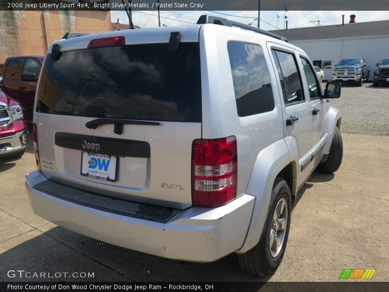 Bright Silver Metallic / Pastel Slate Gray 2008 Jeep Liberty Sport 4x4