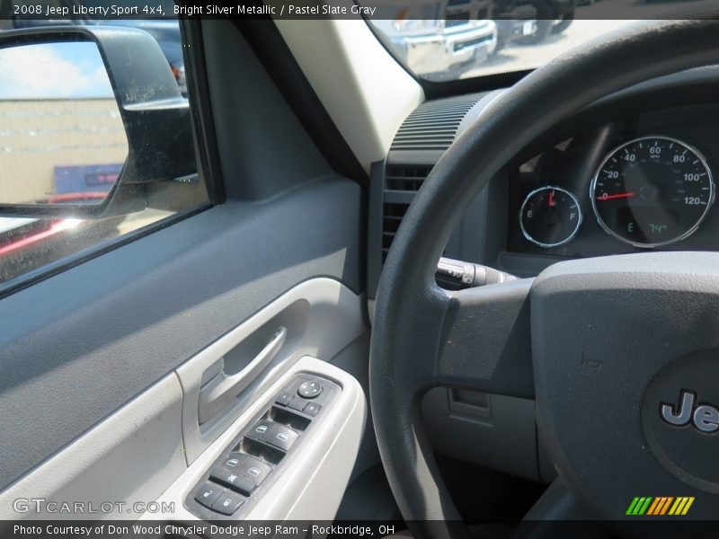 Bright Silver Metallic / Pastel Slate Gray 2008 Jeep Liberty Sport 4x4