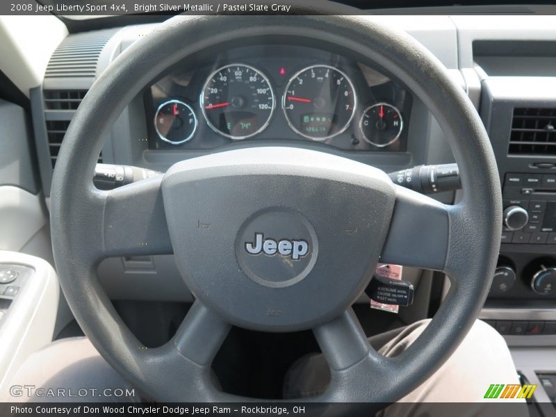 Bright Silver Metallic / Pastel Slate Gray 2008 Jeep Liberty Sport 4x4