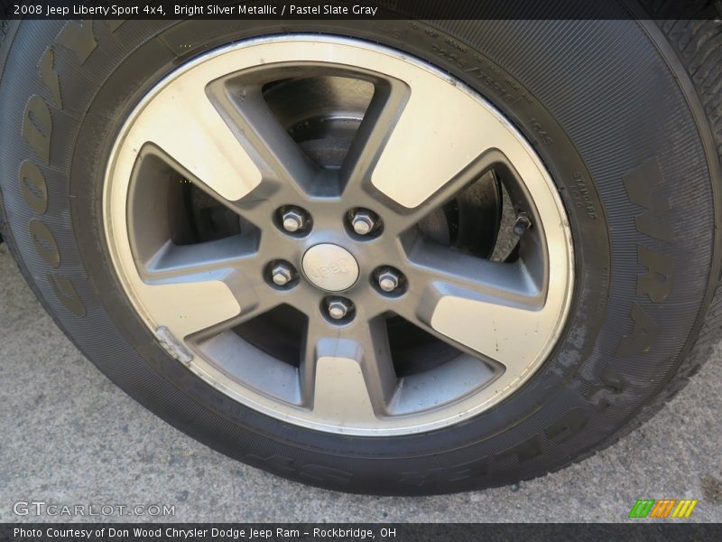 Bright Silver Metallic / Pastel Slate Gray 2008 Jeep Liberty Sport 4x4