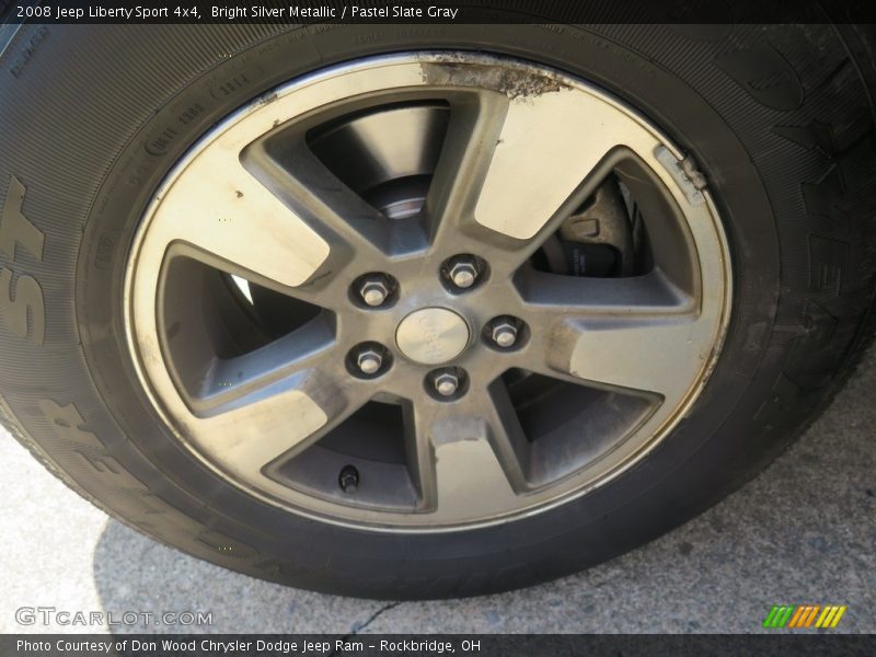 Bright Silver Metallic / Pastel Slate Gray 2008 Jeep Liberty Sport 4x4