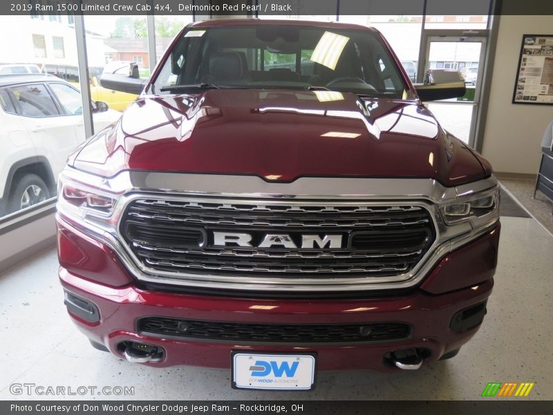 Delmonico Red Pearl / Black 2019 Ram 1500 Limited Crew Cab 4x4