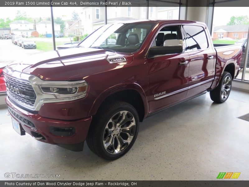 Delmonico Red Pearl / Black 2019 Ram 1500 Limited Crew Cab 4x4