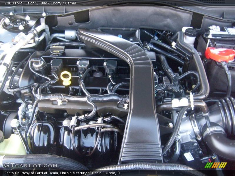 Black Ebony / Camel 2008 Ford Fusion S