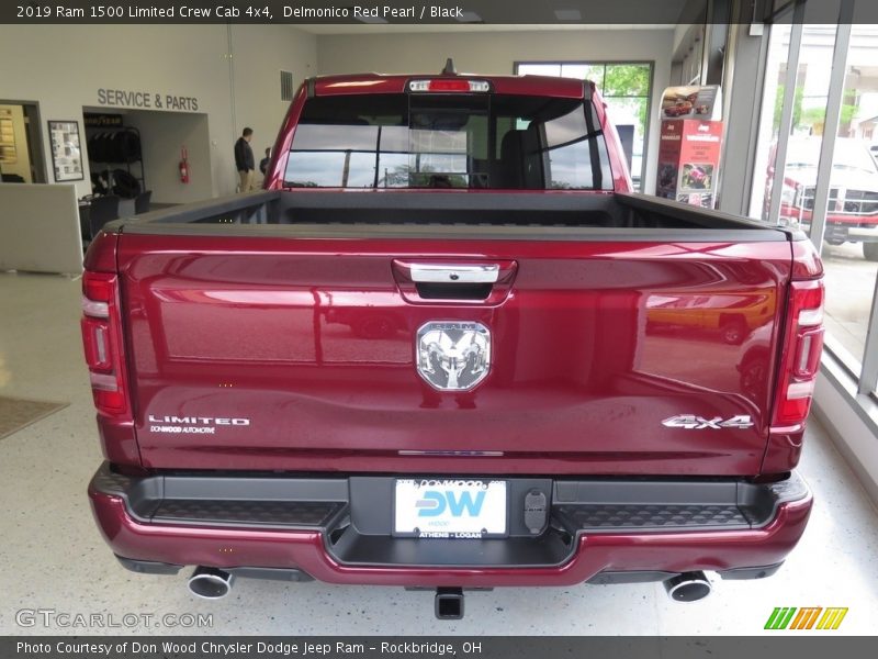 Delmonico Red Pearl / Black 2019 Ram 1500 Limited Crew Cab 4x4