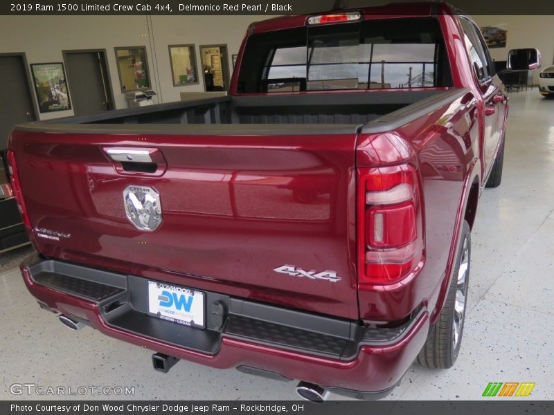 Delmonico Red Pearl / Black 2019 Ram 1500 Limited Crew Cab 4x4