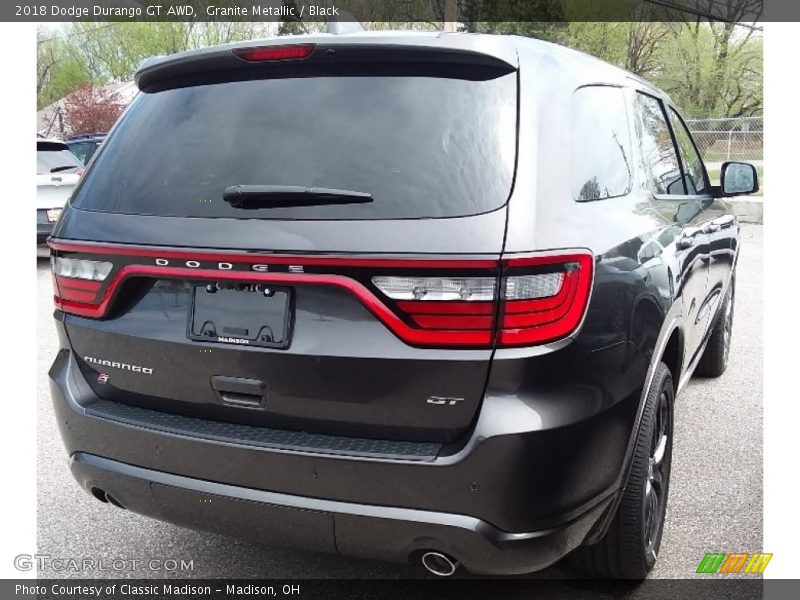 Granite Metallic / Black 2018 Dodge Durango GT AWD