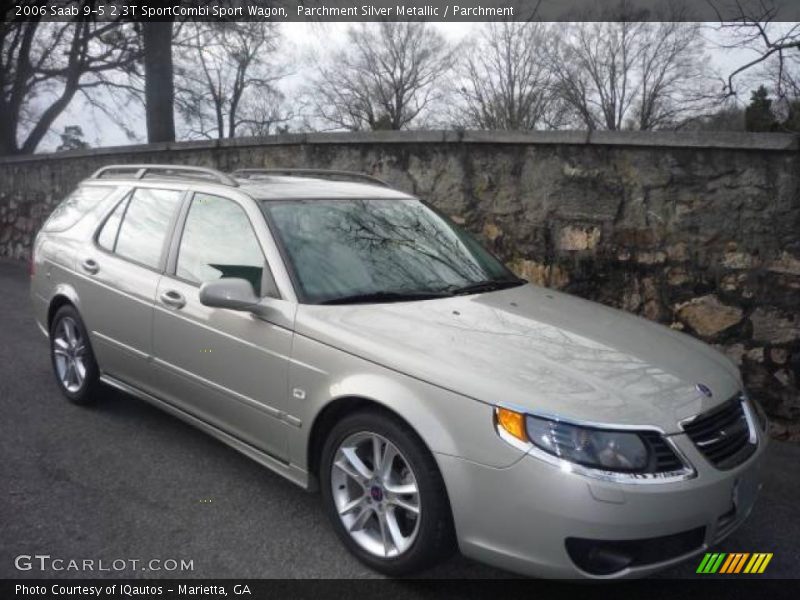 Parchment Silver Metallic / Parchment 2006 Saab 9-5 2.3T SportCombi Sport Wagon