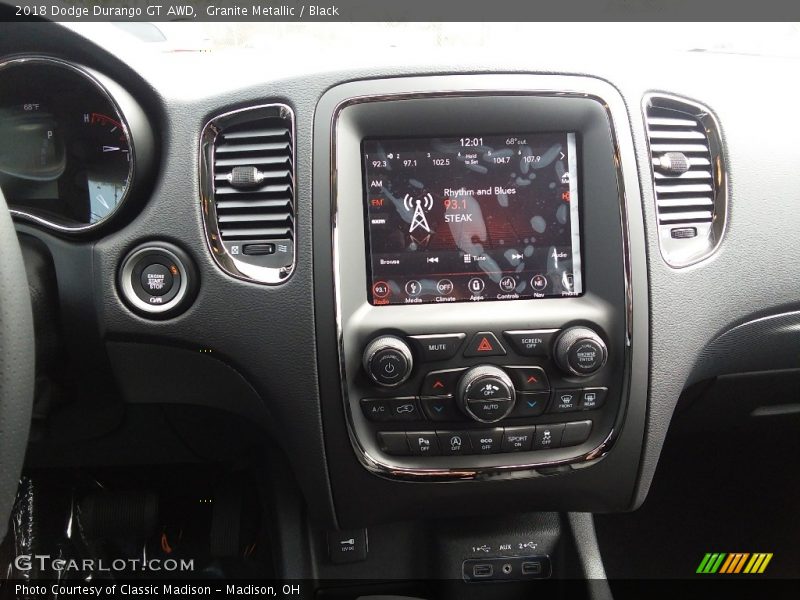Granite Metallic / Black 2018 Dodge Durango GT AWD
