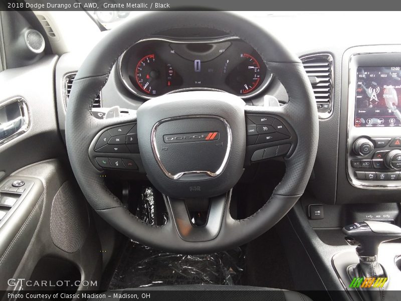 Granite Metallic / Black 2018 Dodge Durango GT AWD