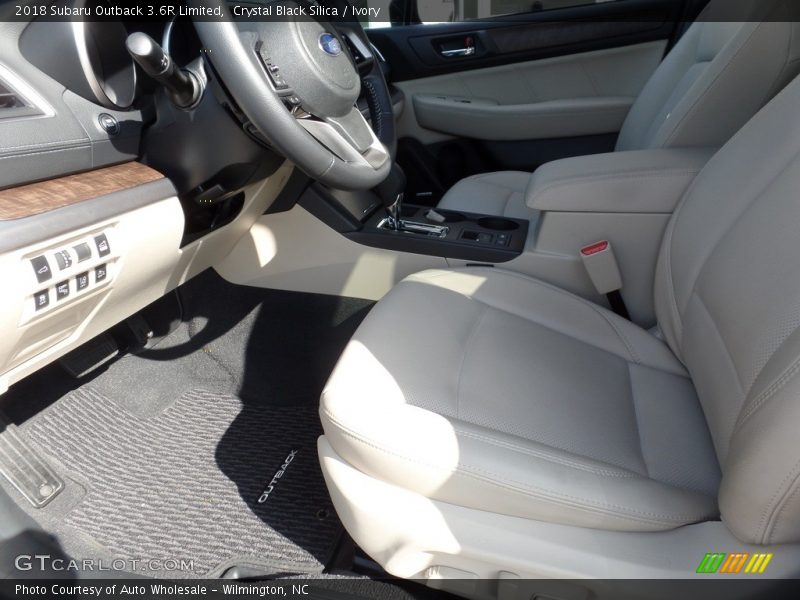 Crystal Black Silica / Ivory 2018 Subaru Outback 3.6R Limited