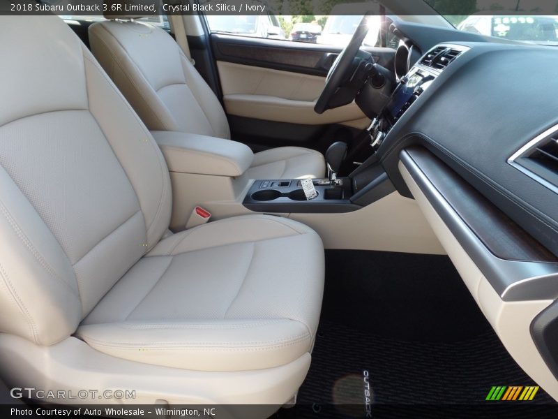 Crystal Black Silica / Ivory 2018 Subaru Outback 3.6R Limited