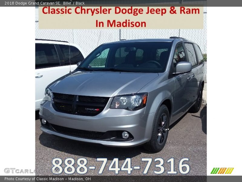 Billet / Black 2018 Dodge Grand Caravan SE