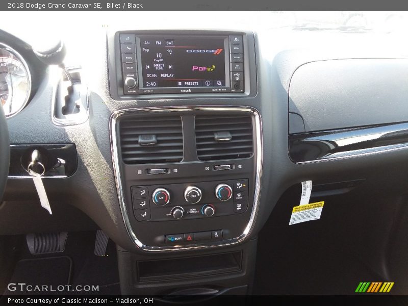 Billet / Black 2018 Dodge Grand Caravan SE