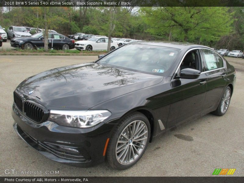 Black Sapphire Metallic / Black 2018 BMW 5 Series 540i xDrive Sedan