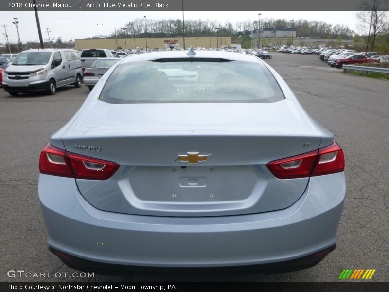 Arctic Blue Metallic / Jet Black 2018 Chevrolet Malibu LT