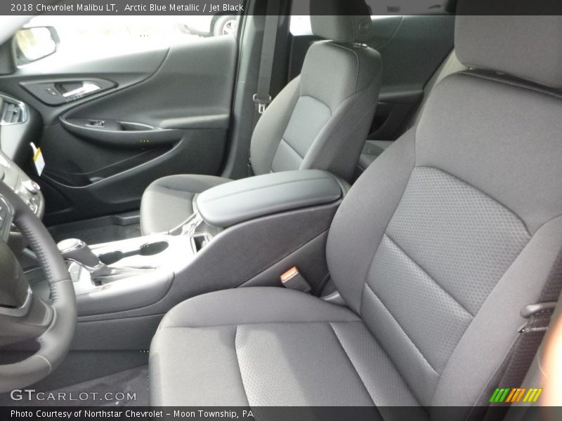 Arctic Blue Metallic / Jet Black 2018 Chevrolet Malibu LT