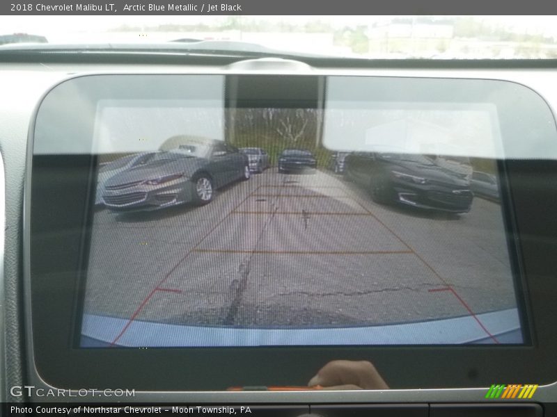Arctic Blue Metallic / Jet Black 2018 Chevrolet Malibu LT
