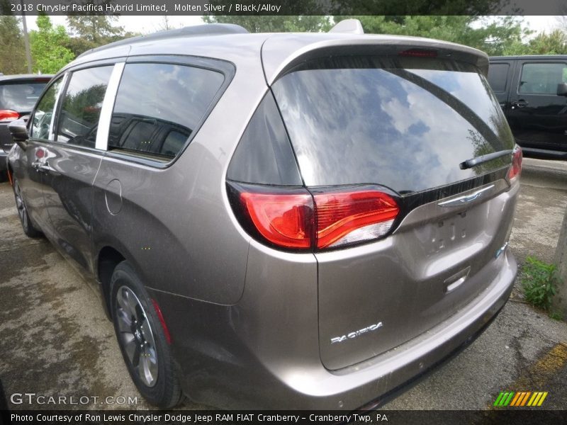 Molten Silver / Black/Alloy 2018 Chrysler Pacifica Hybrid Limited