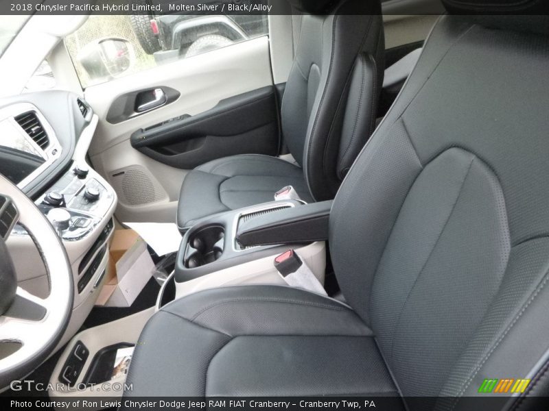Front Seat of 2018 Pacifica Hybrid Limited