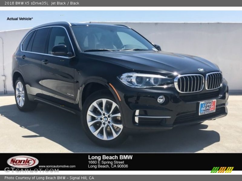 Jet Black / Black 2018 BMW X5 sDrive35i