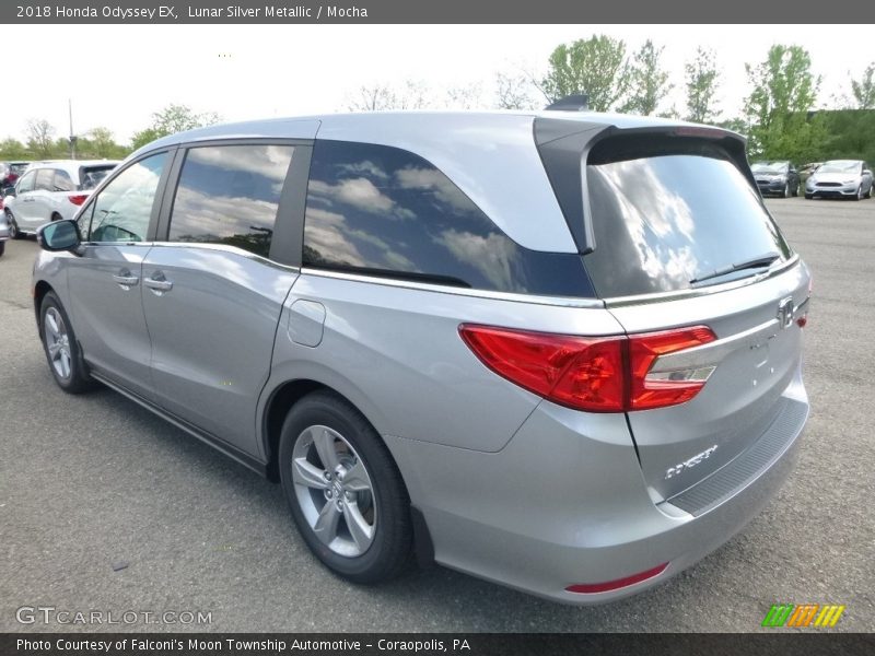 Lunar Silver Metallic / Mocha 2018 Honda Odyssey EX