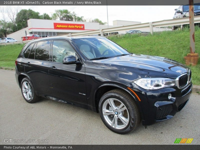 Carbon Black Metallic / Ivory White/Black 2018 BMW X5 xDrive35i