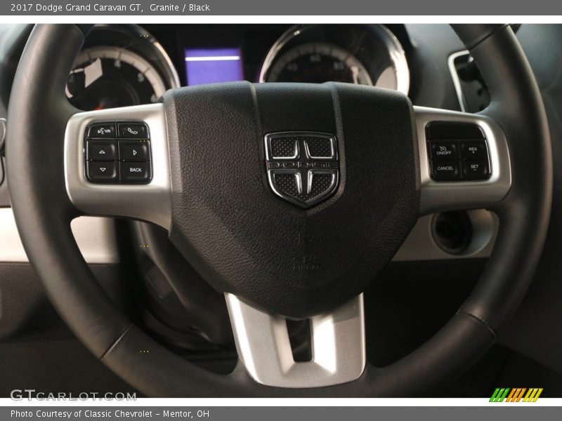 Granite / Black 2017 Dodge Grand Caravan GT