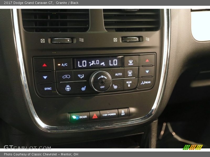Granite / Black 2017 Dodge Grand Caravan GT