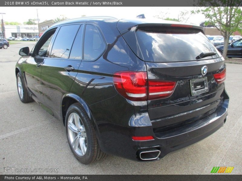Carbon Black Metallic / Ivory White/Black 2018 BMW X5 xDrive35i