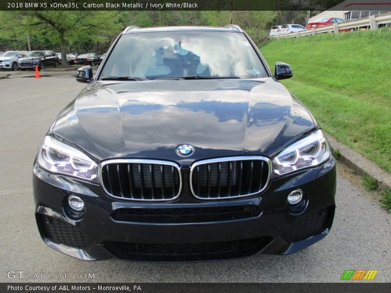 Carbon Black Metallic / Ivory White/Black 2018 BMW X5 xDrive35i