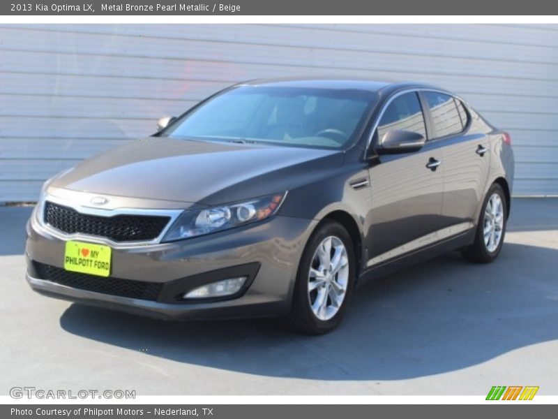 Metal Bronze Pearl Metallic / Beige 2013 Kia Optima LX